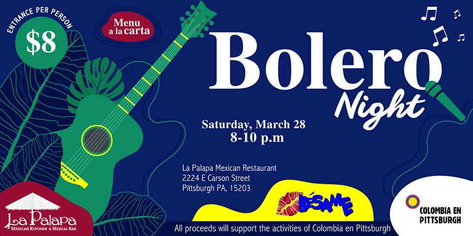 Bolero Night Featuring Group Bésame - March 28, 2020 / 8pm – 10pm